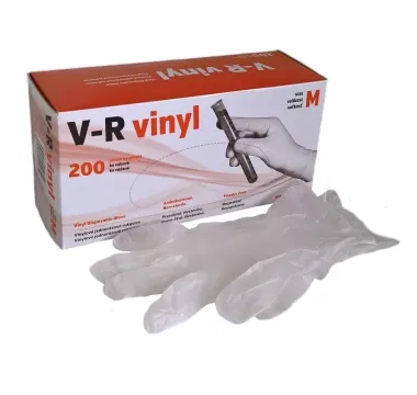 Rukavice Vinylové rukavice V-R bezpudrové