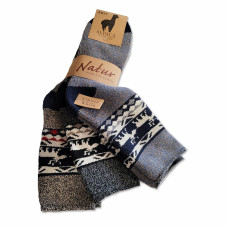 Vlnené ponožky Lama Alpaka 91110 - sada 3 ks