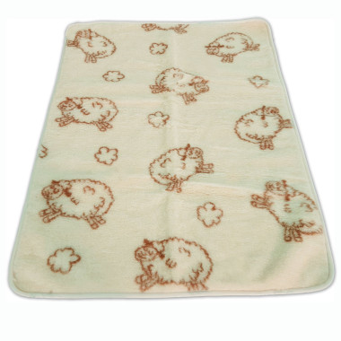 Detská deka z ovčej vlny obojstranná OVEČKA