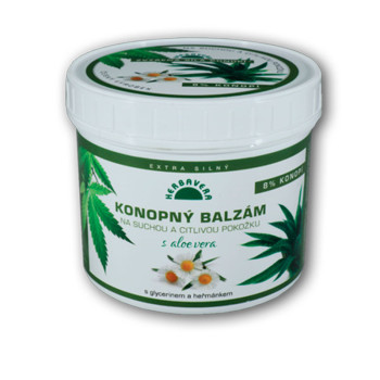 Konopný balzam s Aloe Vera, 500 ml