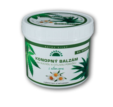 konopný balzam s aloe vera 
