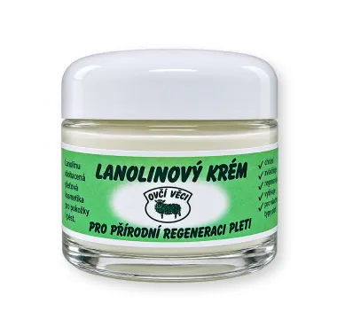 Lanolínový krém proti vráskam Lanolínový krém proti vráskam