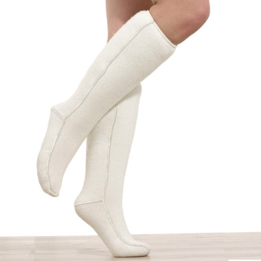 Podkolienky vlnené - elastické