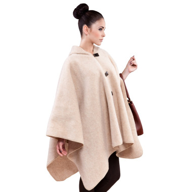 Dámské poncho s kapucňou 