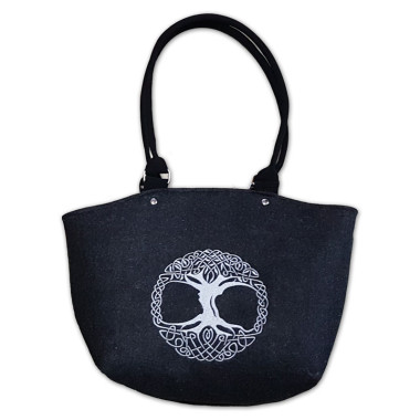 Filcová kabelka 178 čierna