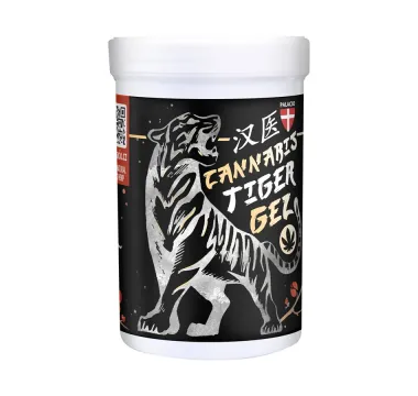 Tigrí masážny gél s konope, 380 ml