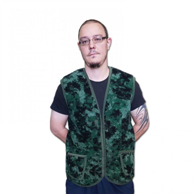 Lovecká vesta z ovčej vlny