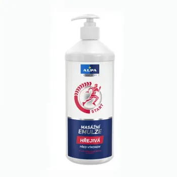 ALPA Masážna emulzia HREJIVÁ, 1000 ml