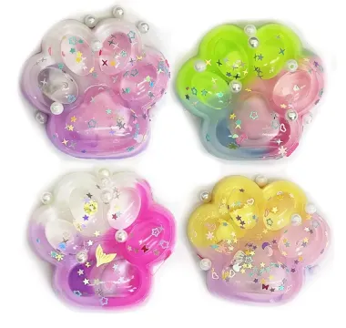 Antistresová mačacia labka blikajúca