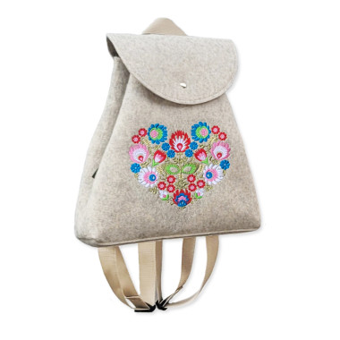 Batoh filc - Srdiečko