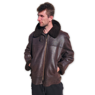 Pánska kožená bunda Baran