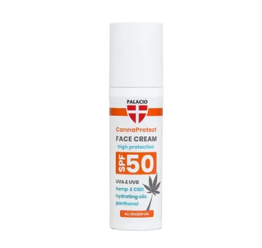 CannaProtect - Pleťový ochranný opaľovací krém SPF50 s kanabisom