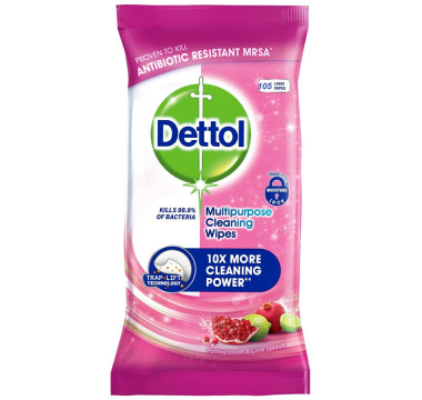 Dettol Univerzálne čistiace obrúsky bez chlóru, 105 ks
