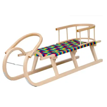 Detské drevené bukové sánky 120 cm