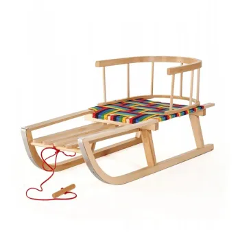 Detské drevené bukové sánky 90 cm