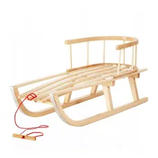 Detské drevené bukové sánky KLASIK 90 cm