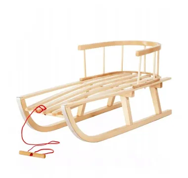 Detské drevené bukové sánky KLASIK 90 cm