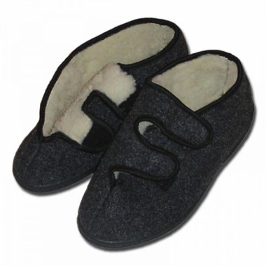 Filcové papuče s ovčou vlnou 