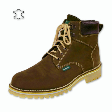 Farmárky členkové s ovčou vlnou Hnedé