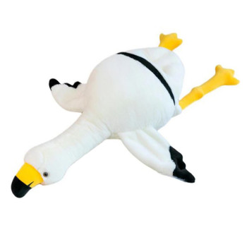 Relaxačný vankúš v tvare bielého plameňáka 160 cm