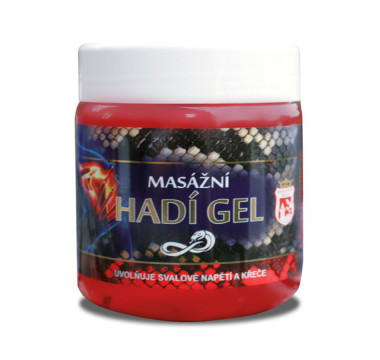 Masážny hadí gél, 500 ml