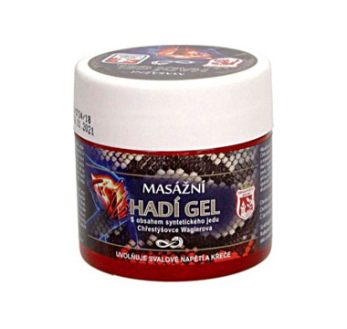Masážny hadí gél