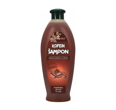 Kofeínový vlasový šampón