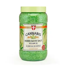 Konopná soľ do kúpeľa, 1200 g