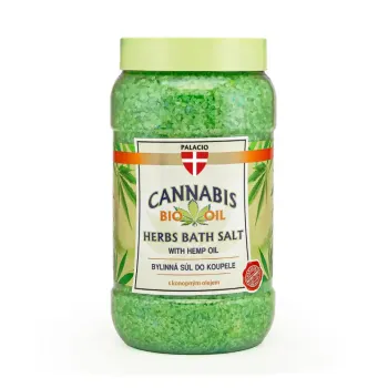 Konopná soľ do kúpeľa, 1200 g