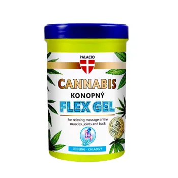 Konopný masážny Flex gél, chladivý 380 ml