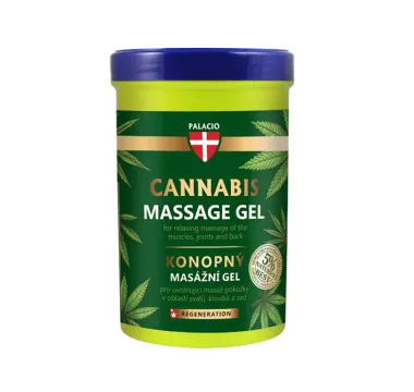 Konopný gél masážny