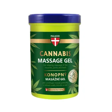 Konopný gél masážny