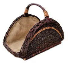 Prútený kôš na drevo veľký - 267