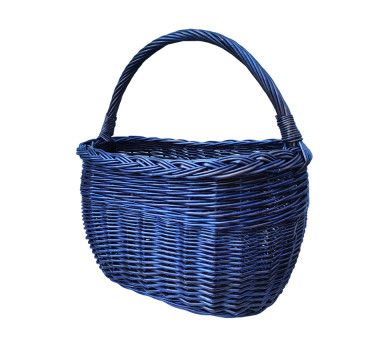 Proutěný košík modrý - 622