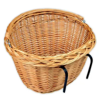 Prútený košík na bicykel 2