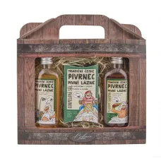 Darčeková sada Pivrnec - gél 100 ml, soľ 150 g a šampón 100 ml