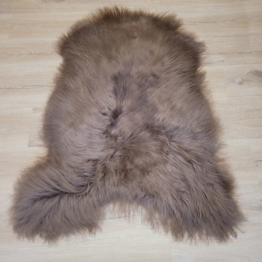 Ovčia koža Island hnedá