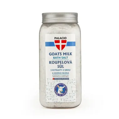 Kozie mlieko soľ do kúpeľa
