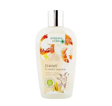 Jemný vlasový šampón s medom a kozím mliekom 