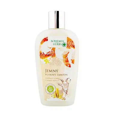 Jemný vlasový šampón s medom a kozím mliekom 