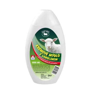 Krémové mydlo s lanolínom