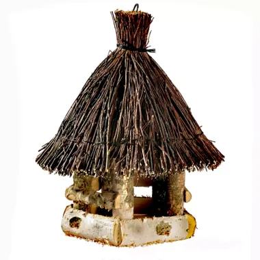 Drevené krmítko pre vtáky brezové