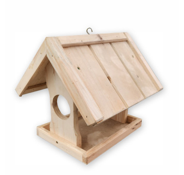 Drevené krmítko pre vtáky