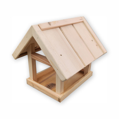Drevené krmítko pre vtáky