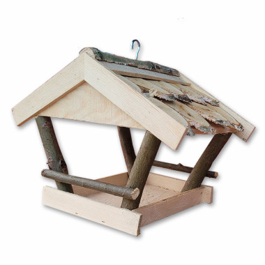 Drevené krmítko pre vtáky