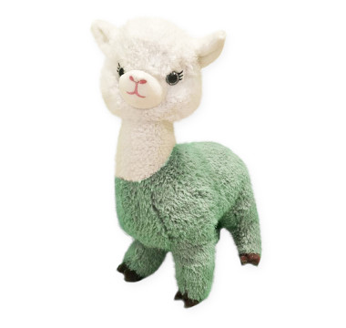 Plyšová Lama zelená 58 cm
