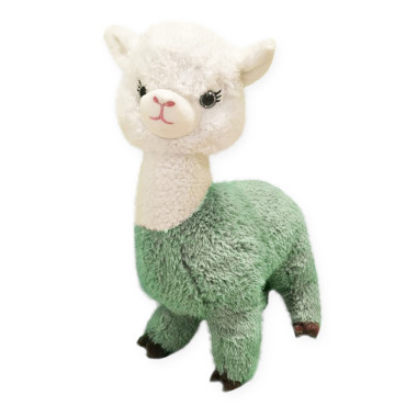 Plyšová Lama zelená 58 cm