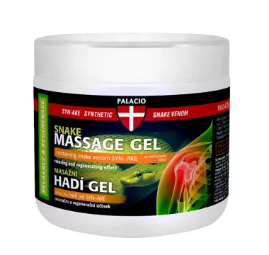 Masážny hadí gél
