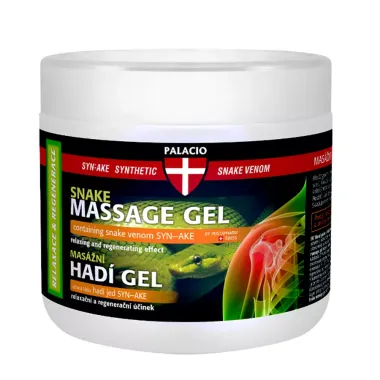 Masážny hadí gél