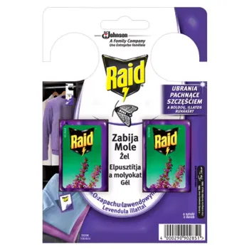 RAID Háčik proti šatňovým moliam s vôňou levandule 2 ks